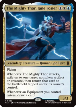 [222]【EN】マイティ・ソー、ジェーン・フォスター/The Mighty Thor, Jane Foster【MSH】[R][多色]