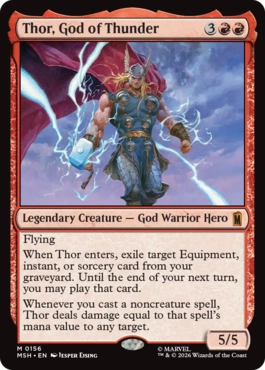 [156]【EN】雷神、ソー/Thor, God of Thunder【MSH】[M][赤]