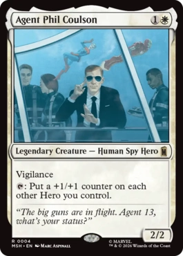 [004]【EN】【FOIL】エージェント、フィル・コールソン/Agent Phil Coulson【MSH】[R][白]
