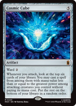 [245]【EN】【FOIL】コズミック・キューブ/Cosmic Cube【MSH】[M][茶]