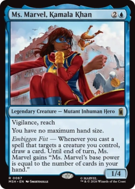[067]【EN】【FOIL】ミズ・マーベル、カマラ・カーン/Ms. Marvel, Kamala Khan【MSH】[R][青]