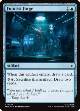 [055]【EN】【FOIL】未来主義者の鍛冶場/Futurist Forge【MSH】[C][青]