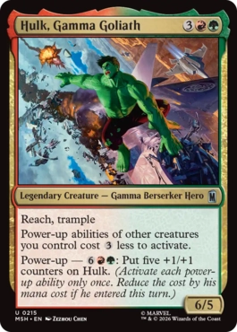[215]【EN】ガンマ線の巨人、ハルク/Hulk, Gamma Goliath【MSH】[U][多色]