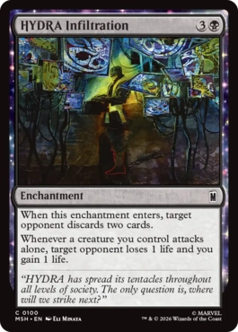 [100]【EN】【FOIL】ヒドラの浸透/HYDRA Infiltration【MSH】[C][黒]
