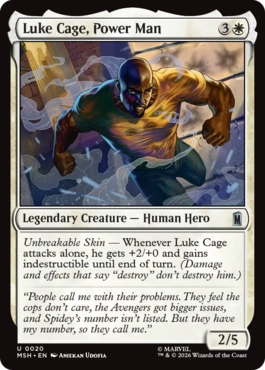 [020]【EN】パワーマン、ルーク・ケイジ/Luke Cage, Power Man【MSH】[U][白]