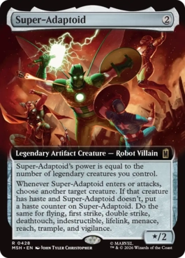 [428]【EN】【FOIL】■拡張アート■スーパーアダプトイド/Super-Adaptoid【MSH】[R][茶]