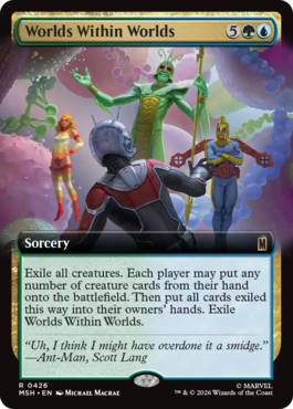 [426]【EN】【FOIL】■拡張アート■入れ子状の世界/Worlds Within Worlds【MSH】[R][多色]