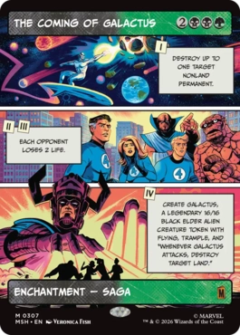 [307]【EN】【FOIL】■ショーケース■ギャラクタス襲来/The Coming of Galactus【MSH】[M][多色]