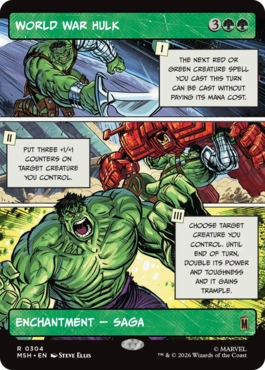 [304]【EN】【FOIL】■ショーケース■ワールド・ウォー・ハルク/World War Hulk【MSH】[R][緑]