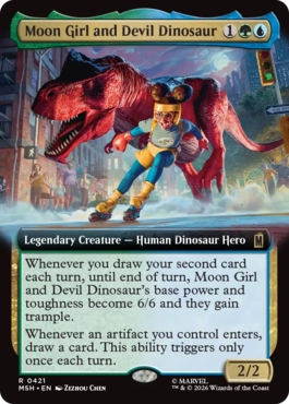 [421]【EN】■拡張アート■ムーンガールとデビル・ダイナソー/Moon Girl and Devil Dinosaur【MSH】[R][多色]