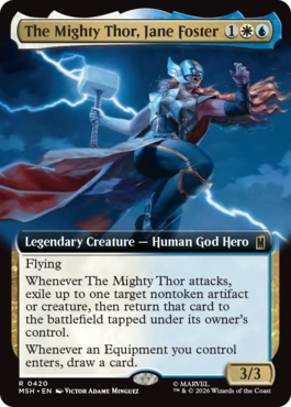 [420]【EN】■拡張アート■マイティ・ソー、ジェーン・フォスター/The Mighty Thor, Jane Foster【MSH】[R][多色]