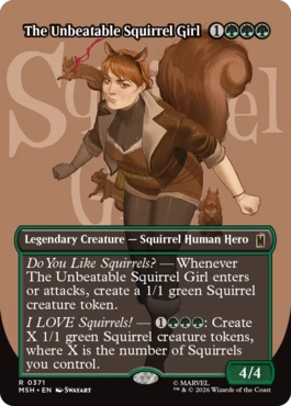 [371]【EN】■ボーダーレス■絶対無敵スクイレル・ガール/The Unbeatable Squirrel Girl【MSH】[R][緑]