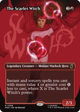 [368]【EN】■ボーダーレス■スカーレット・ウィッチ/The Scarlet Witch【MSH】[R][赤]