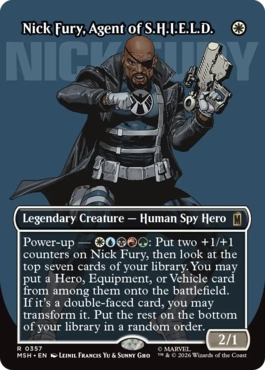 [357]【EN】■ボーダーレス■S.H.I.E.L.D.のエージェント、ニック・フューリー/Nick Fury, Agent of S.H.I.E.L.D.【MSH】[R][白]