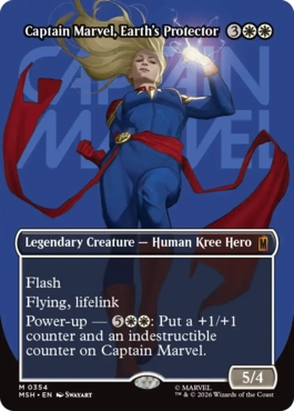 [354]【EN】■ボーダーレス■地球の守護者、キャプテン・マーベル/Captain Marvel, Earth's Protector【MSH】[M][白]