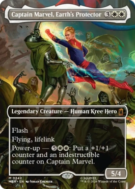 [342]【EN】■ボーダーレス■地球の守護者、キャプテン・マーベル/Captain Marvel, Earth's Protector【MSH】[M][白]