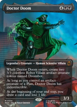 [336]【EN】■ボーダーレス■ドクター・ドゥーム/Doctor Doom【MSH】[M][黒]