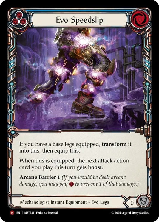 [231]【EN】【Cold Foil】進化の高速スリップ/Evo Speedslip【MST】[Mechanologist][M]