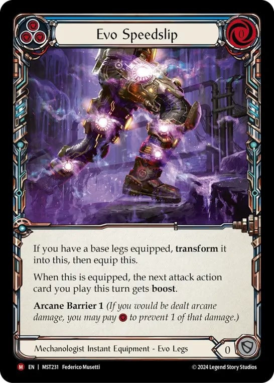 [231]【EN】【Cold Foil】進化の高速スリップ/Evo Speedslip【MST】[Mechanologist][M]