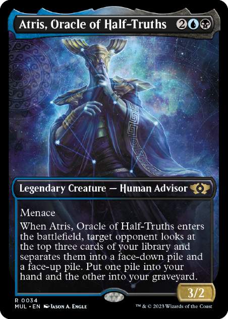 [034]【EN】半真実の神託者、アトリス/Atris, Oracle of Half-Truths【MUL】[R][多色]