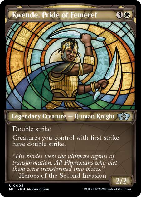 [005]【EN】【FOIL】フェメレフの誇り、クェンデ/Kwende, Pride of Femeref【MUL】[U][白]