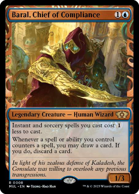 [008]【EN】【FOIL】遵法長、バラル/Baral, Chief of Compliance【MUL】[R][青]