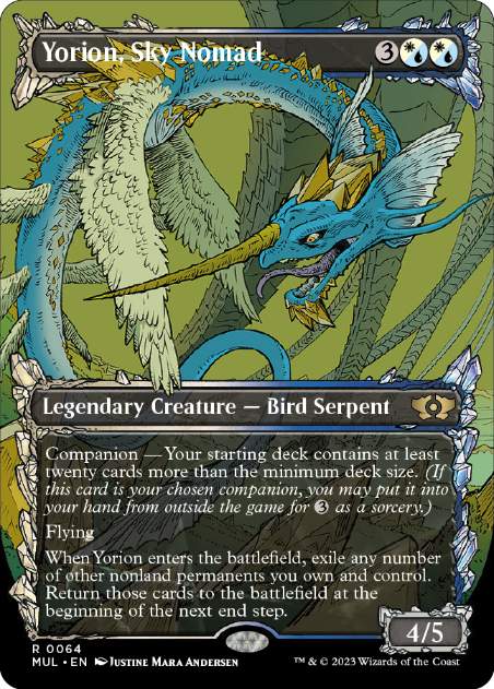 [064]【EN】【FOIL】空を放浪するもの、ヨーリオン/Yorion, Sky Nomad【MUL】[R][多色]
