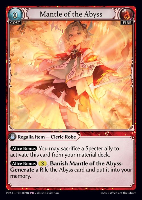 [009B]【EN】Mantle of the Abyss【PRXY】[PR][Fire]