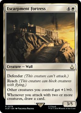 [278]【EN】Escarpment Fortress【ACR】[R][白]