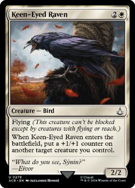 [279]【EN】Keen-Eyed Raven【ACR】[U][白]
