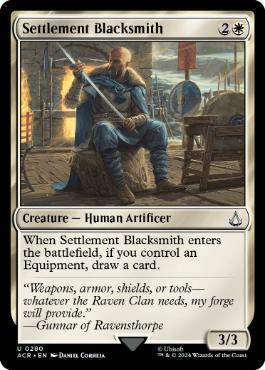 [280]【EN】Settlement Blacksmith【ACR】[U][白]