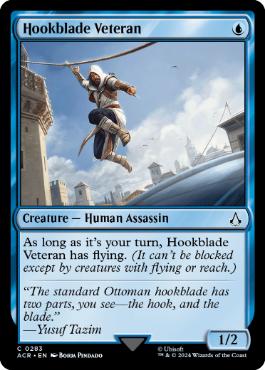 [283]【EN】Hookblade Veteran【ACR】[C][青]
