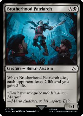 [286]【EN】Brotherhood Patriarch【ACR】[C][黒]
