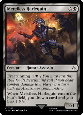 [287]【EN】Merciless Harlequin【ACR】[C][黒]