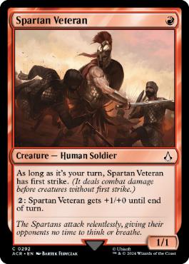 [292]【EN】Spartan Veteran【ACR】[C][赤]