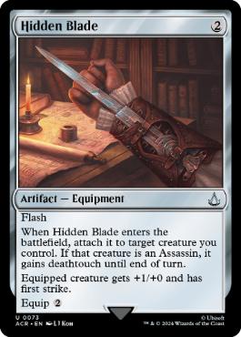 [073]【EN】アサシンブレード/Hidden Blade【ACR】[U][茶]
