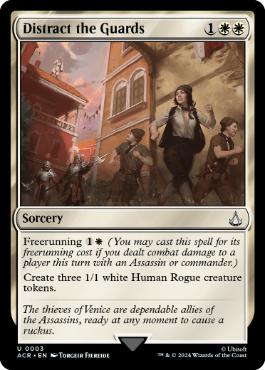 [003]【EN】【FOIL】護衛の陽動/Distract the Guards【ACR】[U][白]