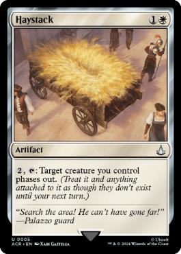 [005]【EN】【FOIL】藁山/Haystack【ACR】[U][白]