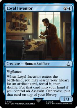 [021]【EN】【FOIL】熱心な発明者/Loyal Inventor【ACR】[U][青]