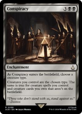 [088]【EN】【FOIL】奸謀/Conspiracy【ACR】[R][黒]