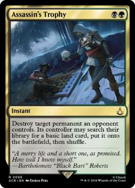 [095]【EN】【FOIL】暗殺者の戦利品/Assassin's Trophy【ACR】[R][多色]