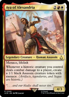 [048]【EN】【FOIL】アレクサンドリアのアヤ/Aya of Alexandria【ACR】[R][多色]