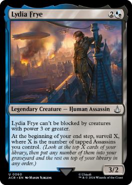 [060]【EN】【FOIL】リディア・フライ/Lydia Frye【ACR】[U][多色]