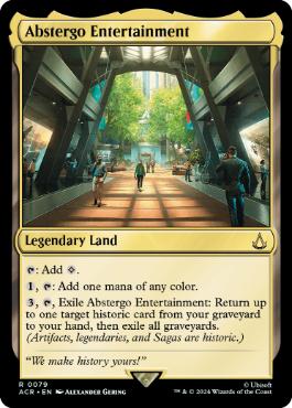 [079]【EN】【FOIL】アブスターゴ・エンターテイメント社/Abstergo Entertainment【ACR】[R][土地]