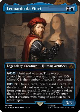 [118]【EN】■ボーダーレス■レオナルド・ダ・ヴィンチ/Leonardo da Vinci【ACR】[M][青]