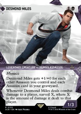 [130]【EN】■ショーケース■デズモンド・マイルズ/Desmond Miles【ACR】[R][黒]