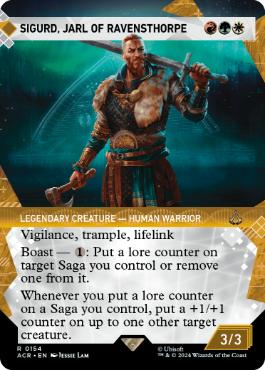 [154]【EN】■ショーケース■レイヴンズソープの伯爵、シグルド/Sigurd, Jarl of Ravensthorpe【ACR】[R][多色]