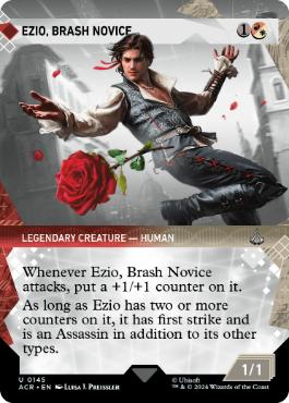 [145]【EN】■ショーケース■無作法の新米、エツィオ/Ezio, Brash Novice【ACR】[U][多色]