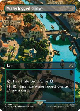 [116]【EN】■ボーダーレス■冠水樹林帯/Waterlogged Grove【ACR】[R][土地]