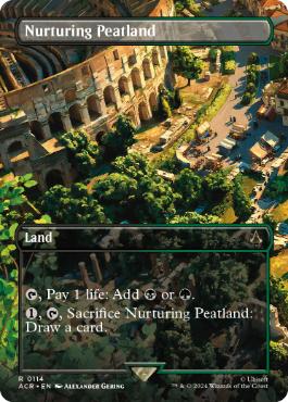 [114]【EN】【FOIL】■ボーダーレス■育成泥炭地/Nurturing Peatland【ACR】[R][土地]